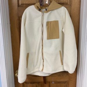 PacSun Hooded Sherpa Zip Jacket